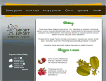 Tablet Screenshot of impo-expo.pl